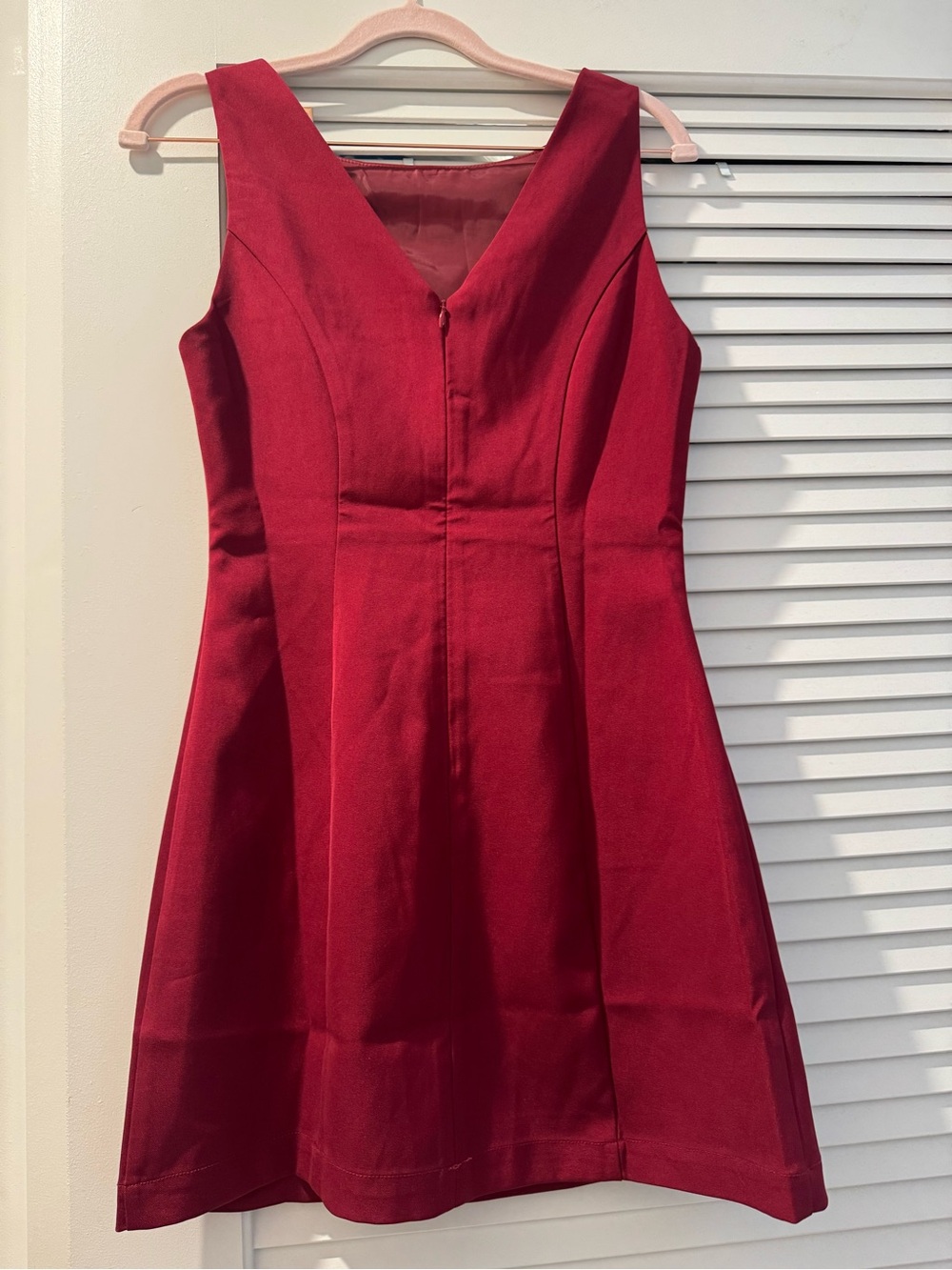 Vici Red Sleeveless Mini A-Line Dress - Picture 3 of 4